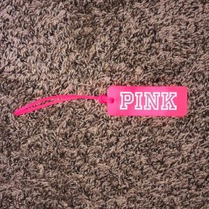 Victoria’s Secret pink luggage tag